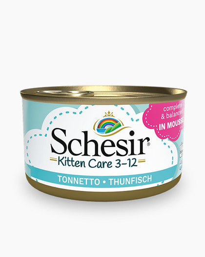 Schesir Kitten Care Wet Food For Kittens Tuna Mousse